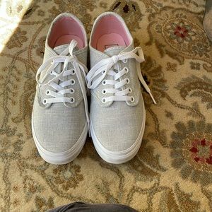 Size 8 gray Vans